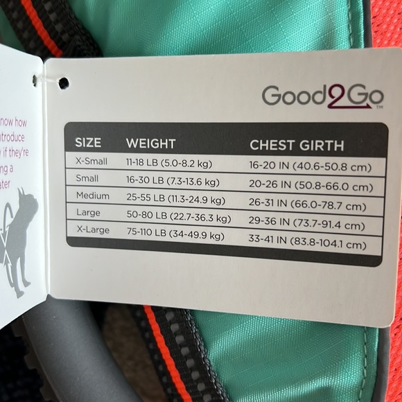 Medium floatation vest for dogs. New with tags. - Picture 2 of 4